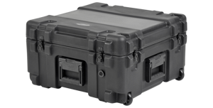 R Series 2222-12 Транспортный контейнер черного цвета с адаптивным органайзером, колесами и телескопической ручкой